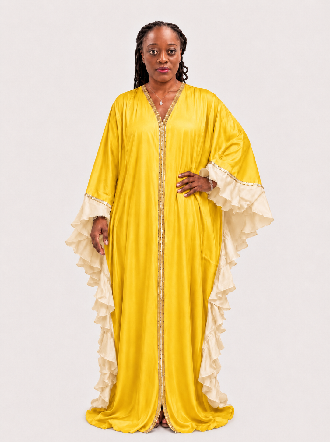 Mighty-Fessy-Women-Munsell-yellow-Royal-Abaya-African-Boubou-225.50