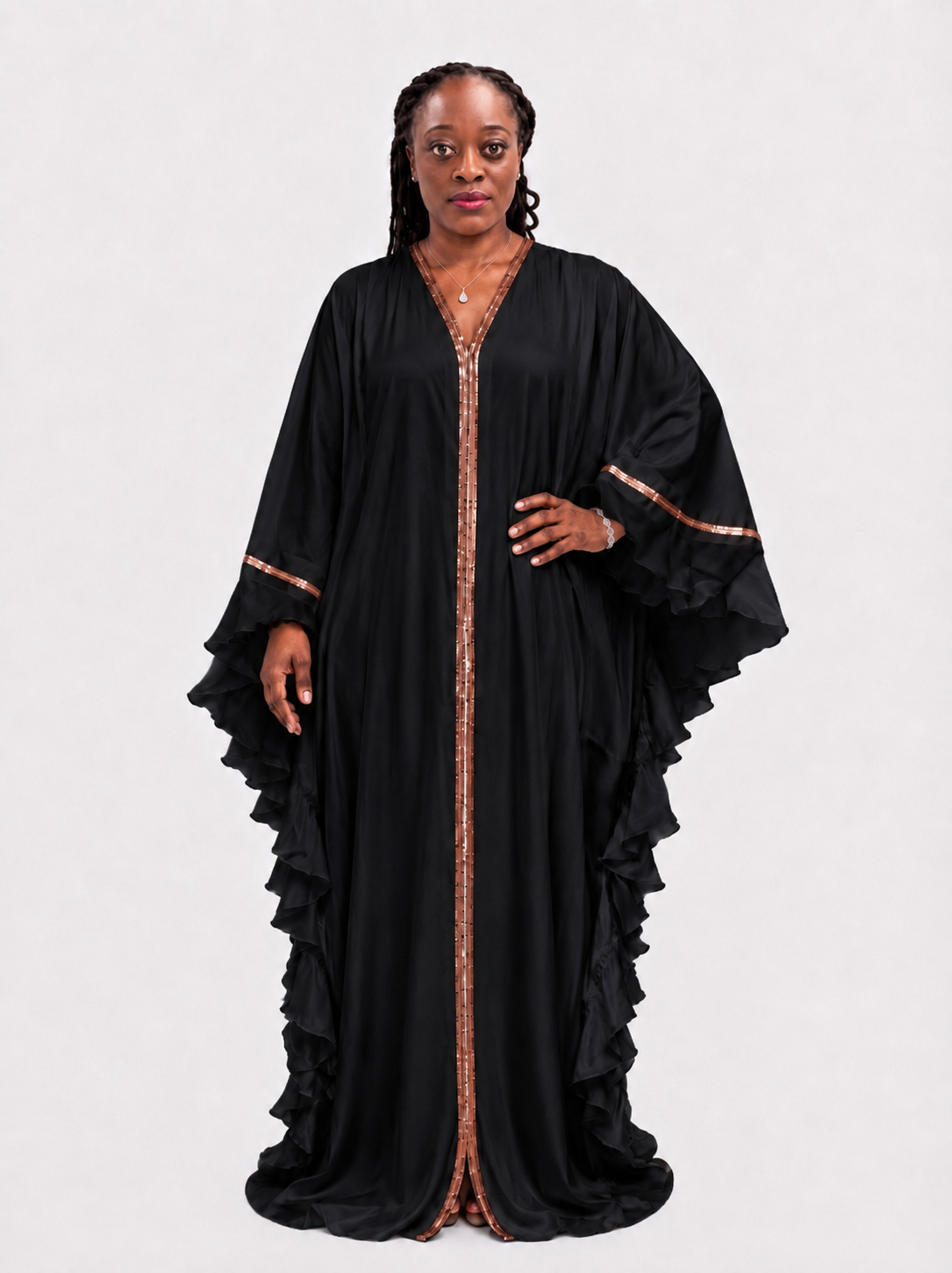 Mighty-Fessy-Women-Sable-Black-Royal-Abaya-African-Boubou-225.50