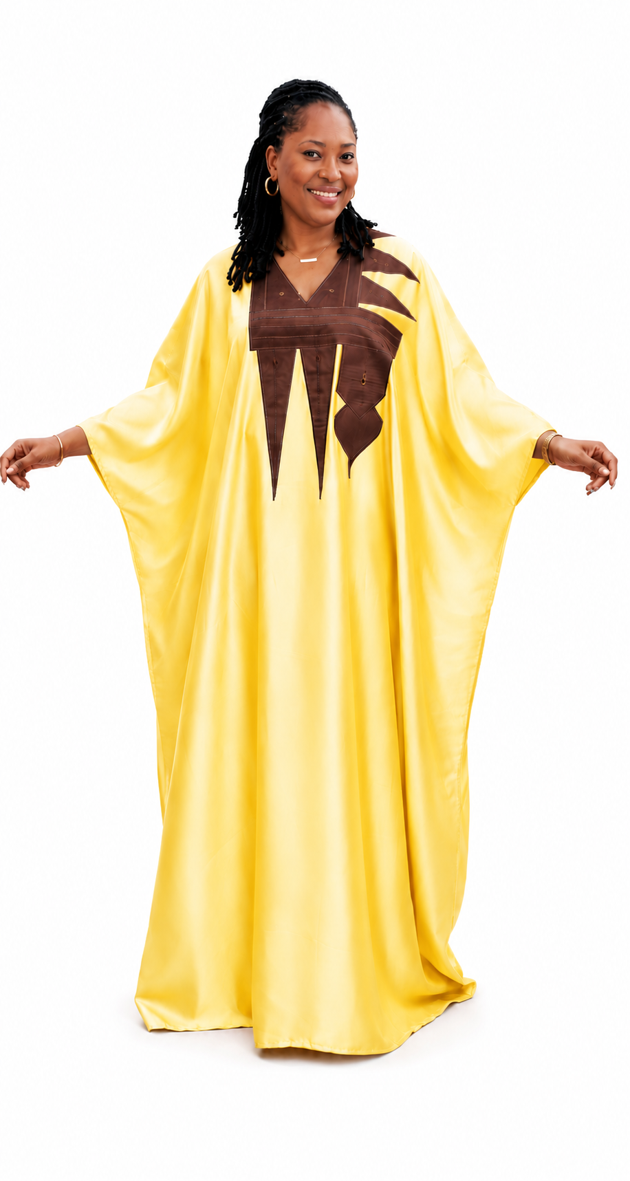 Migty-Fessy-canary-yellow-embroidered-women-Boubou-205.35