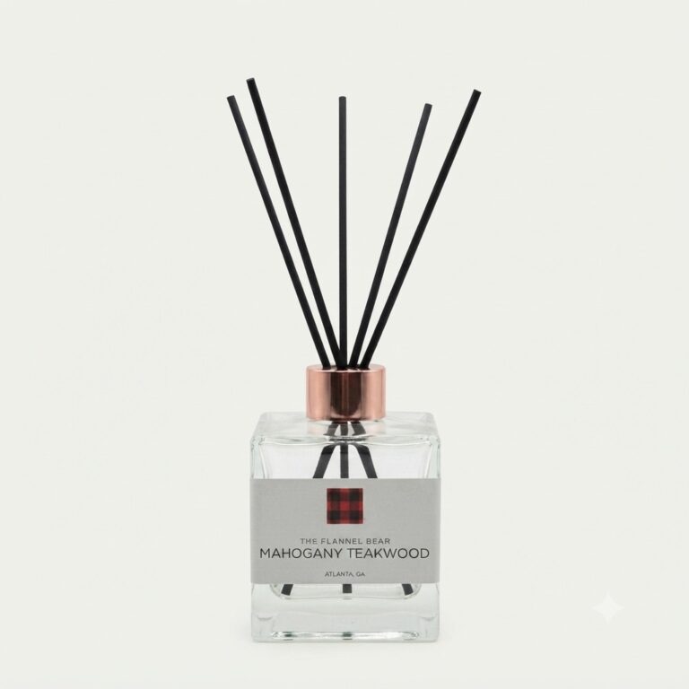 RD-Mahogany-Teakwood-768x768-1.jpeg Mahogany Teakwood Luxury Reed Diffuser | Artisan Hand-Crafted Home Fragrance - Image 1